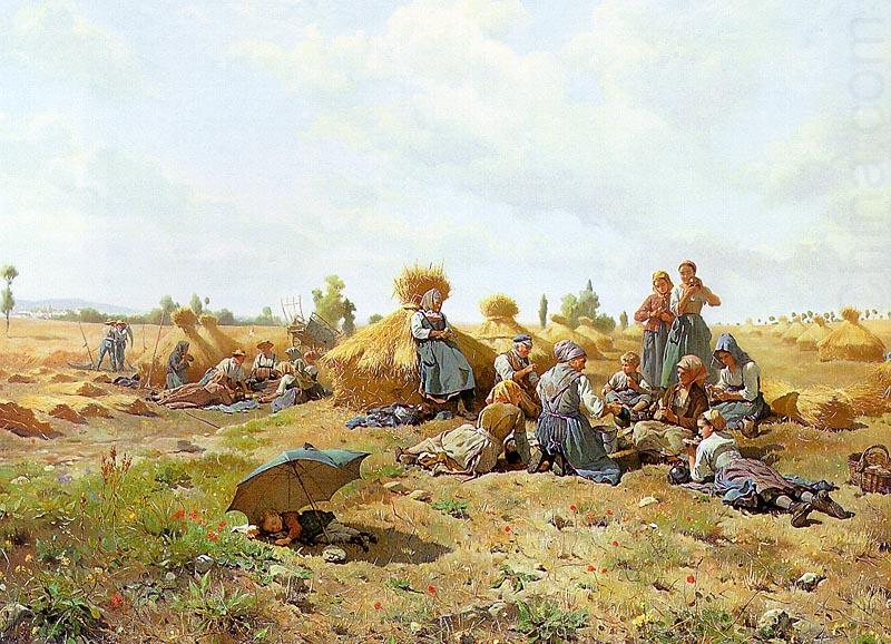 Harvest Repast, Daniel Ridgeway Knight